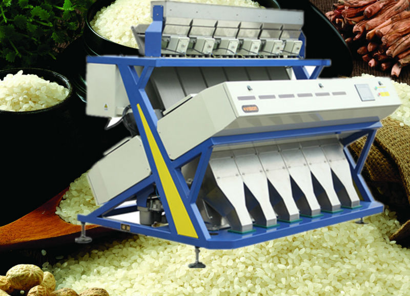 high reliability, multifunction and easy to use, vision CCD color sorter, rice color sorting machinery