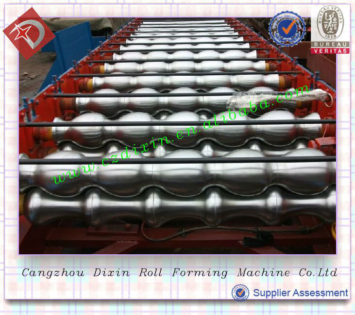 High Resilient Colored Glazed Tile Roll Forming Machine roll former cold roll forming machine