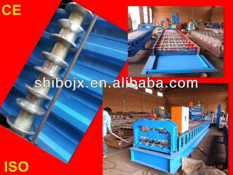 High Rib roof sheet roll forming machin ,China manufacture