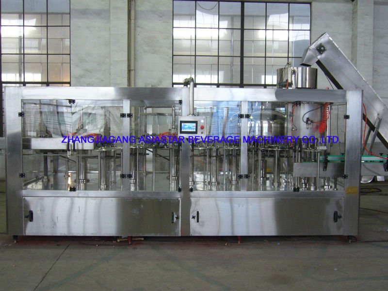 High speed 10000BPH bottled water 3 in 1 filling machine