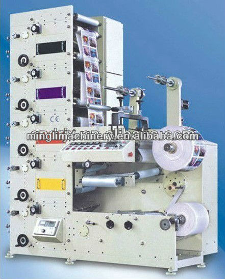 High Speed Adhesive tape flexographic label printing machine