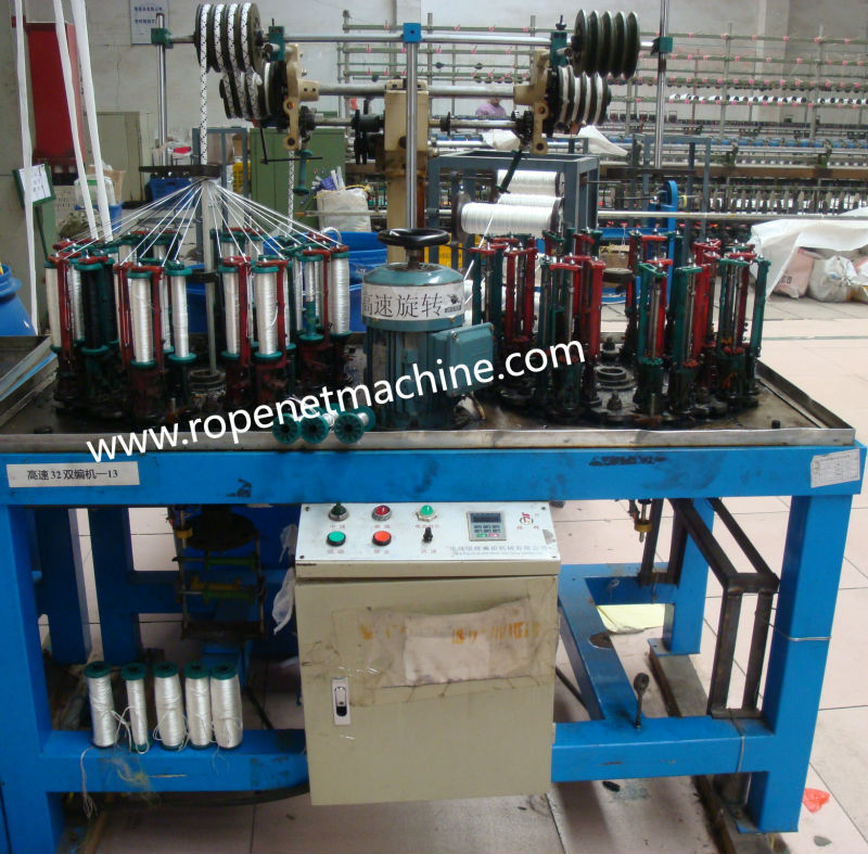 high speed braiding cord machine for nylon/polyethylene/fishing twine/plastic rope