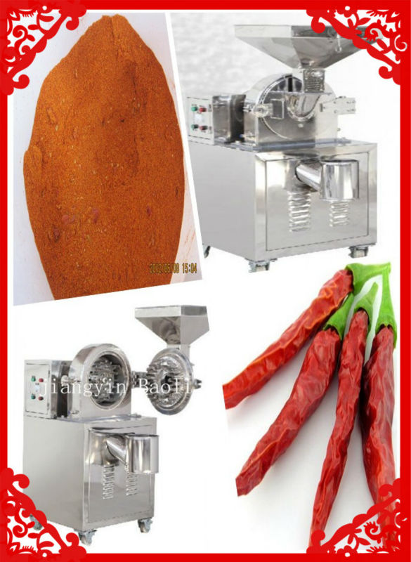 high speed chilli powder mill machine with CE