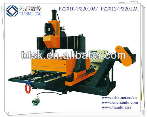 High speed CNC drilling machine for flange steel ISO9001:2008