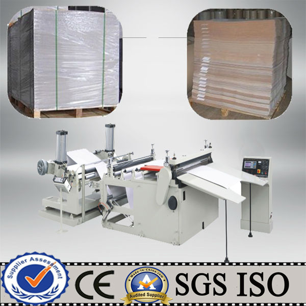 High speed computer control paper cutting machine with automatic feeding material