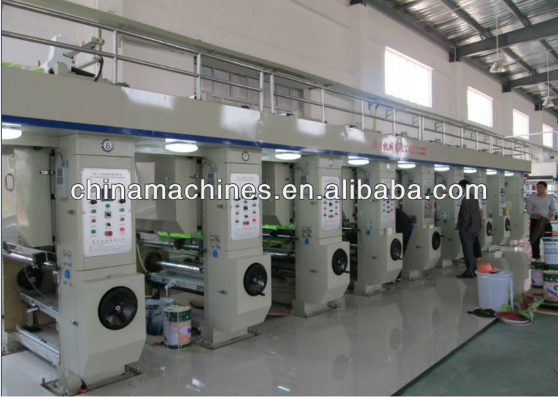 High Speed Computer Control Rotogravure Printing Machine 7 Motor Made in China