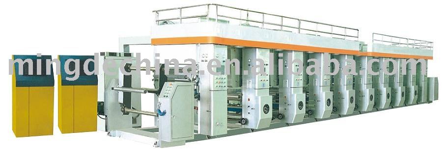 High speed computer gravure printing machine