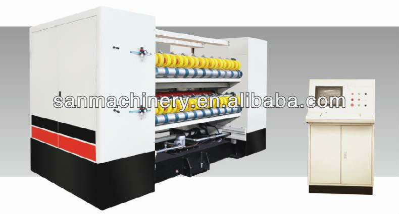 High Speed Double Layer Spiral Knife Cutoff, Corrugated Machine