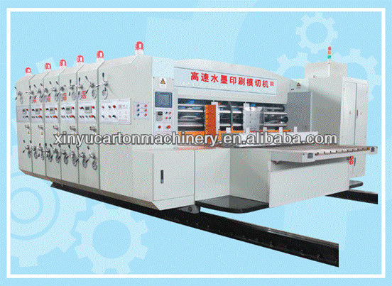 High speed flexo printer die-cutter machine