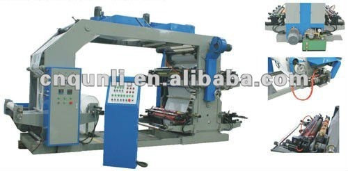 High speed flexo printing machine