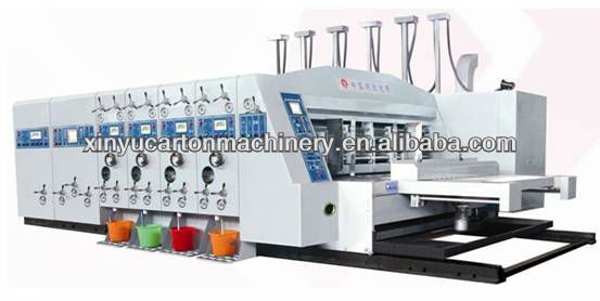 High Speed Flexo Printing Slotting Die Cutting Machine