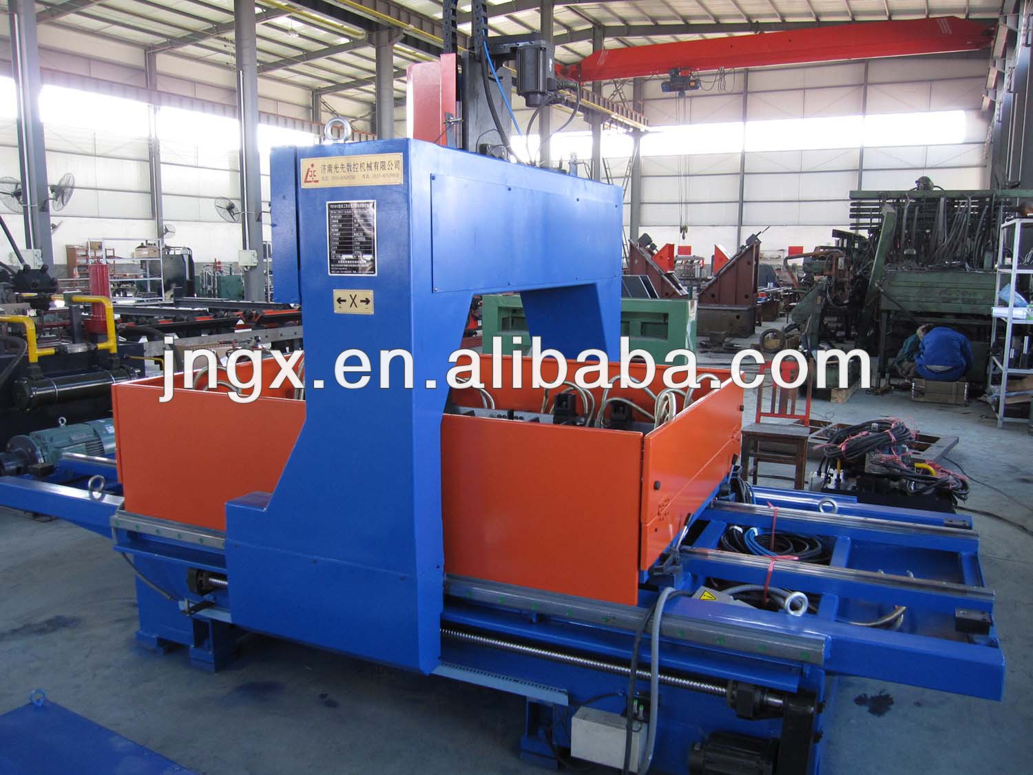 high speed gantry type cnc plate drilling machine