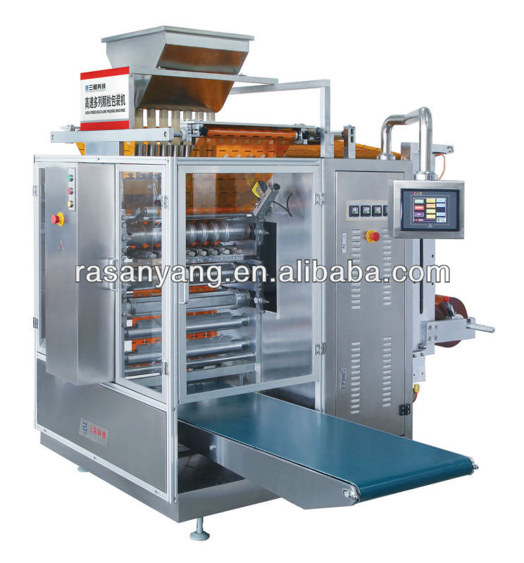 High Speed Granule Four-side Sealing &Multi-line Packing Machine