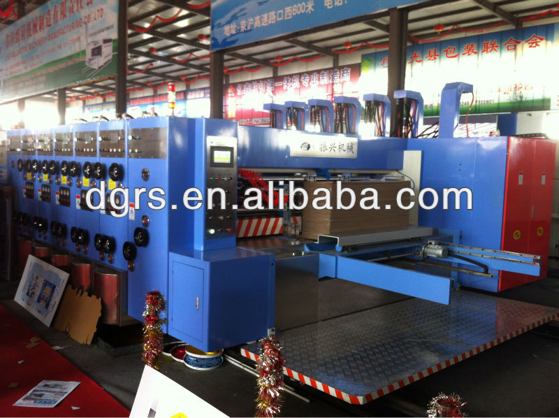 high speed ink corrugated cardboard printing machine