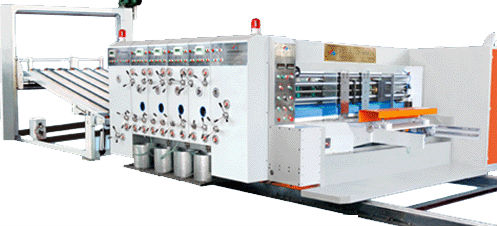 High Speed Lead edge feeder high-speed flexo printing slotting die cutting with stacker