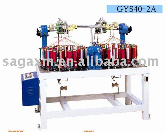 High speed line braiding machine