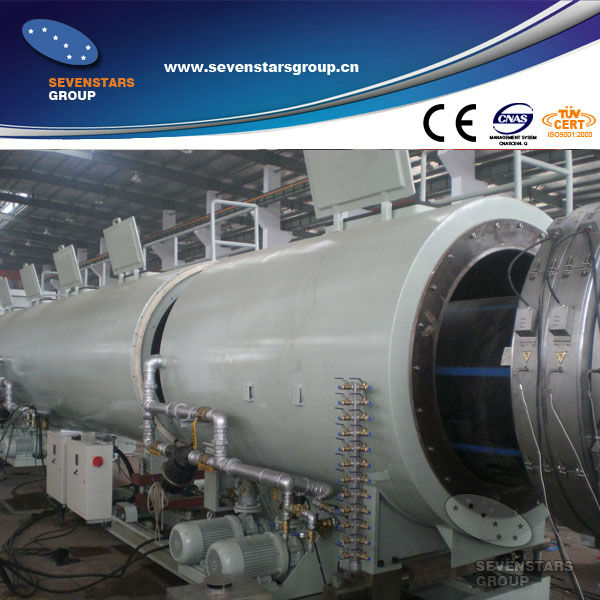 High speed PE pipe production line