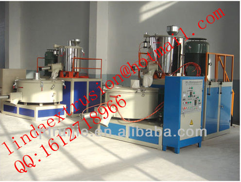 High speed plastic mixing unit