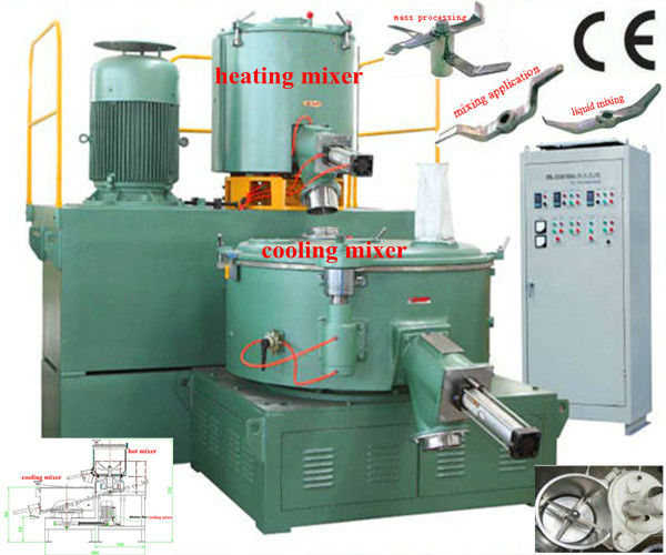 high speed powder plastic blending machine