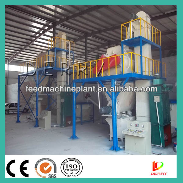 High strong horizontal paddle dry mortar mixing equipment