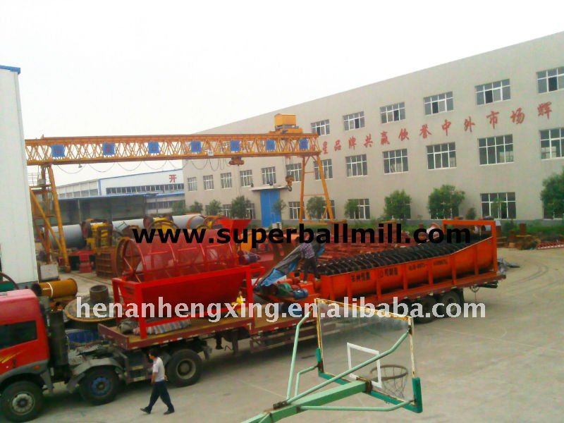 high weir spiral classifier for metal ore selection procedure