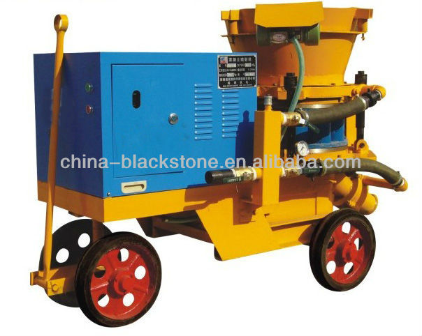 High working efficiency dry-mix concrete shotcrete machine