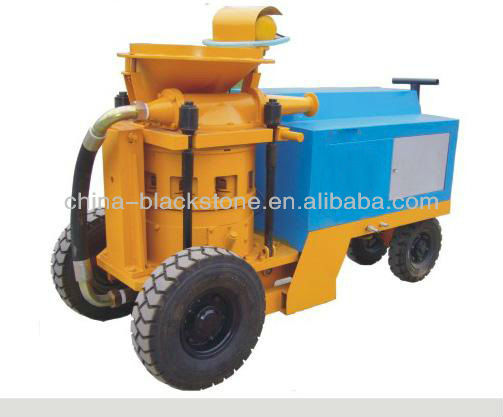 High working efficiency dry mix shotcrete machine