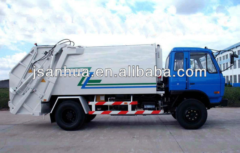 High Working Efficiency Howo 4x2 8 tons Compactor Garbage Truck Or Compactor Garbage Vehicle