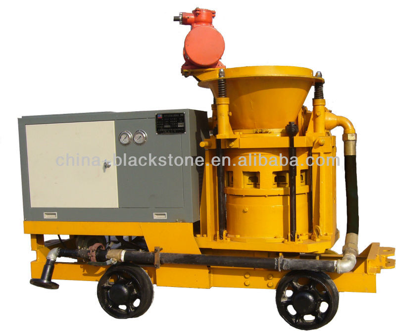 High working efficiency shotcrete gunite machine