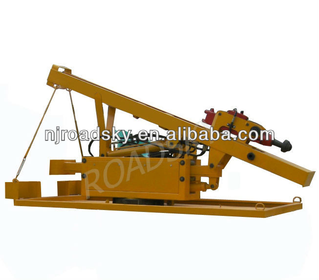 Highway Guardrail Excavator Mounted Pile Driver