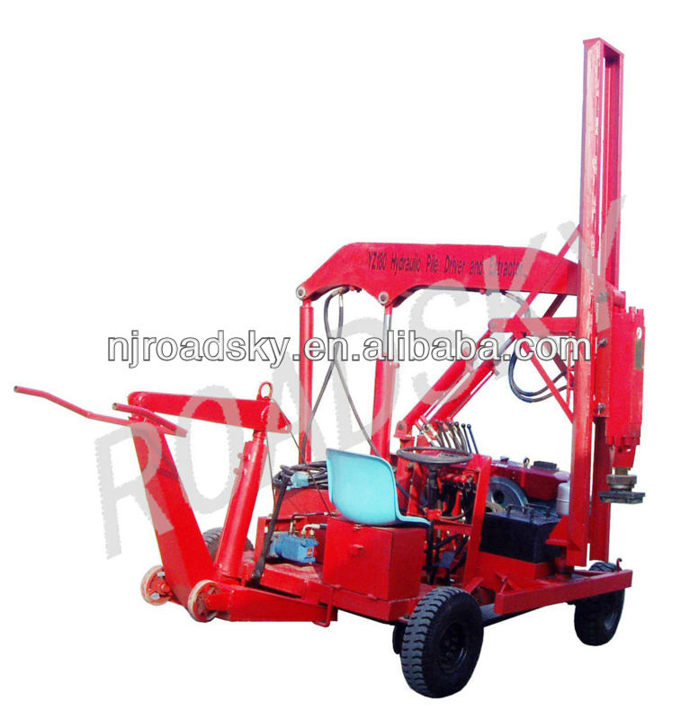 Highway Guardrail Installer Hydraulic Post Drivers for Sale