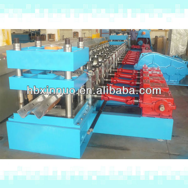 highway guardrail machine