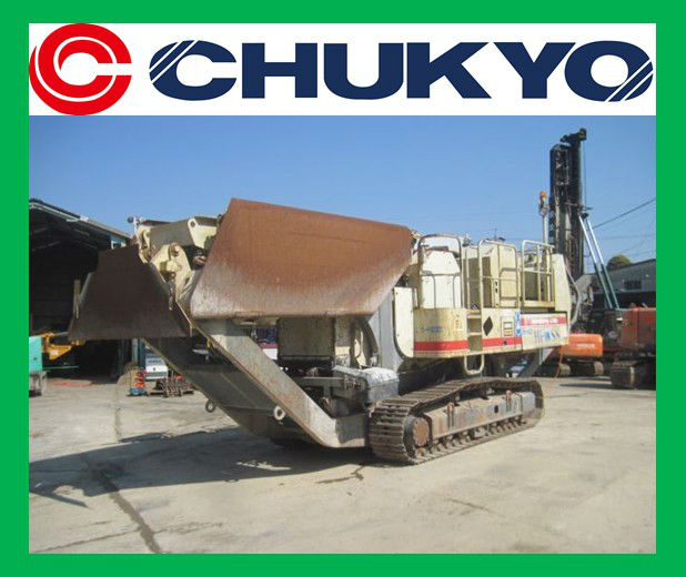 Hitachi Used Mobile Jaw Crusher LT 80J - 2 Japan Model <SOLD OUT>/ Stone Gringing Machine , Jaw Size : 800 x 550 mm