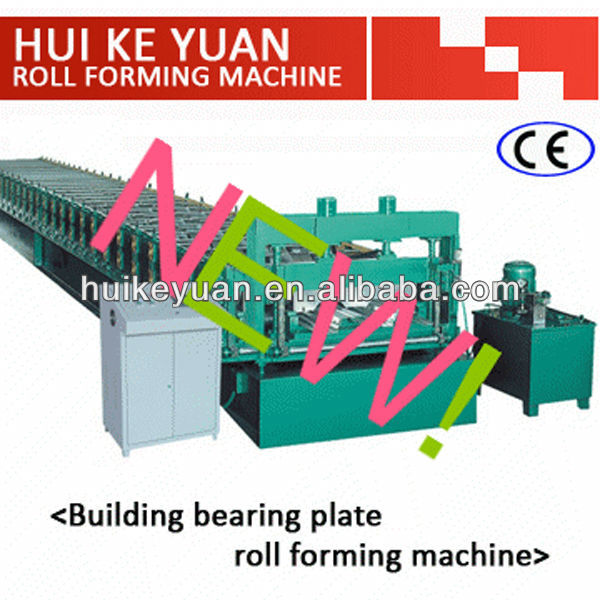 HKY Type-688 floor deck roll forming machine with auto stacker