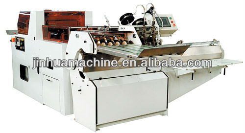 HL-QS380 Saddle Stitching machine and Three Knife Trimmer Line, saddle stitching machine can be operated respectively