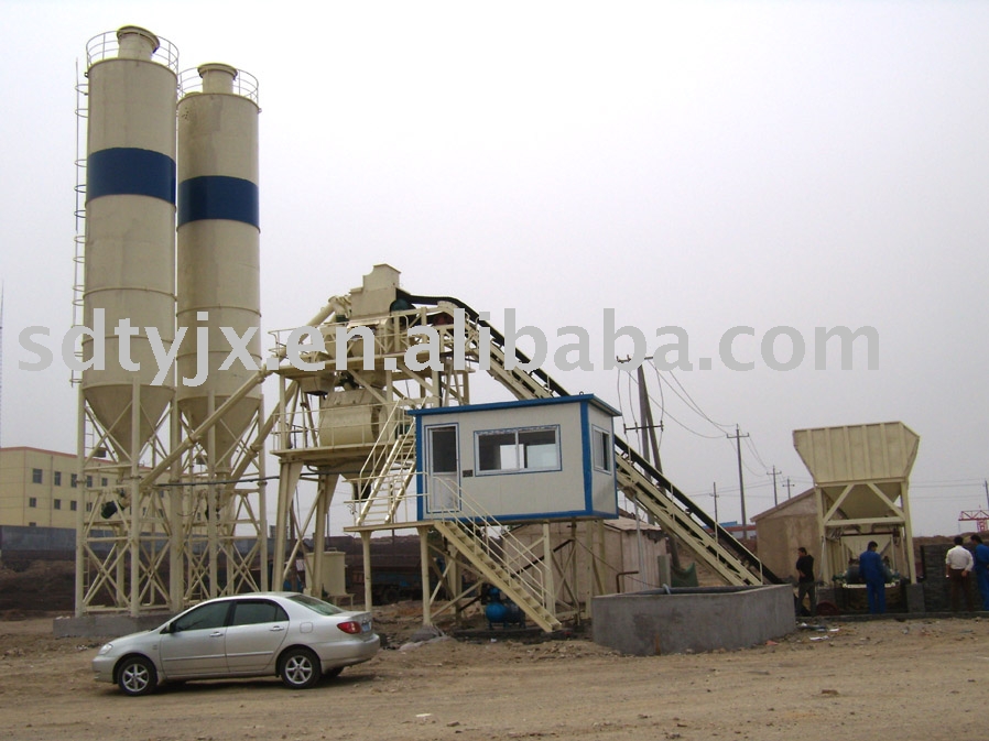 HLS90 concrete batching plant 78