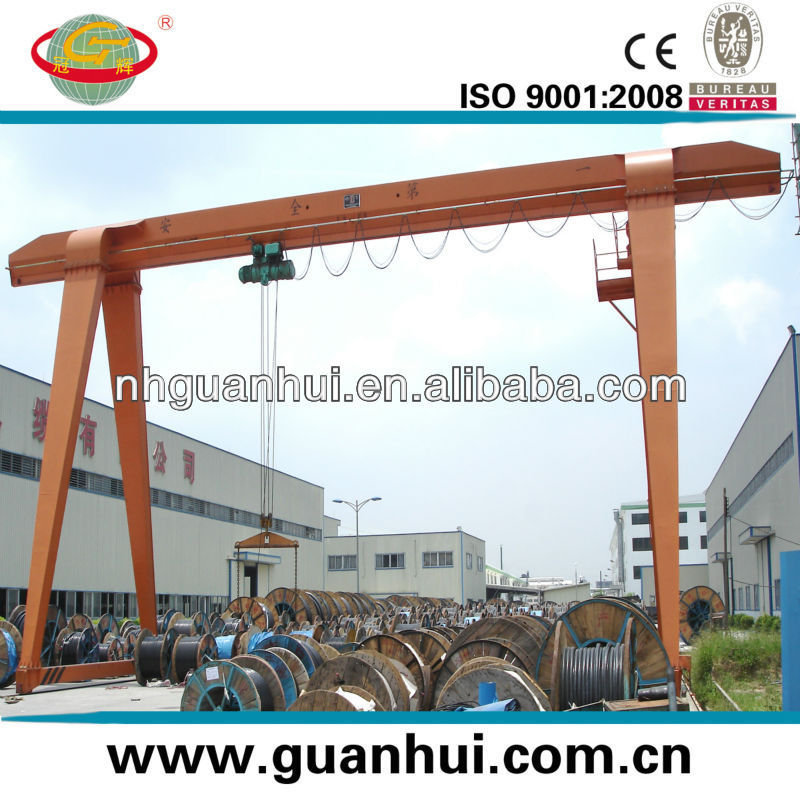 hoist electric single girde travelling gantry crane