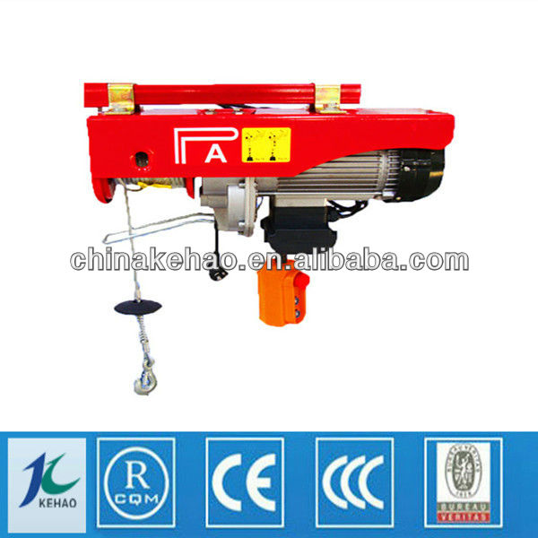 Hoist machine,mini electric wire rope hoist,small lifting machine