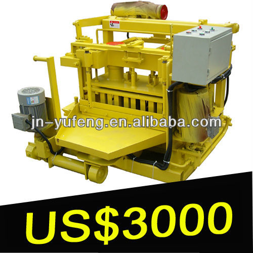 Hollow block machine,mobile block making machine DMYF-4A(YUFENG)