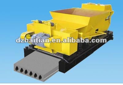 Hollow core concrete slab machine