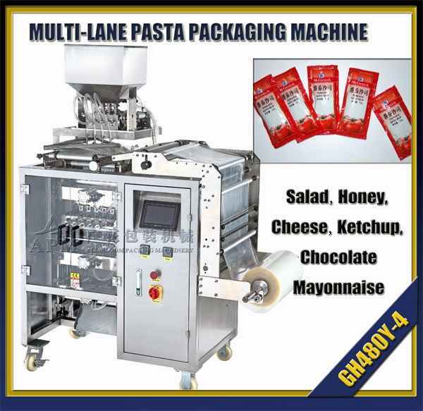 Honey/ketchup/shampoo/paste/sauce/liquid/juice/mayonnaise filling and packing machine