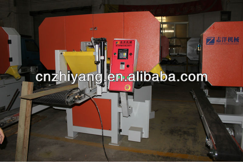 Horizontal band resaw woodworking machine