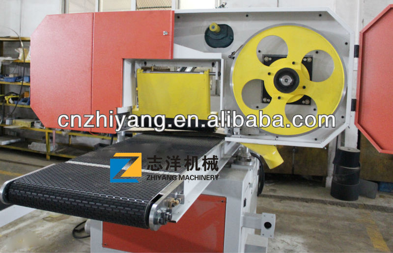 Horizontal band saw woodworking machine