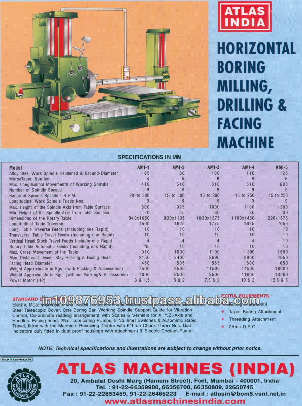 Horizontal Boring Machine