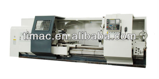 Horizontal CNC Heavy Duty Lathe Machine / Large Sized CNC Horizontal Lathe