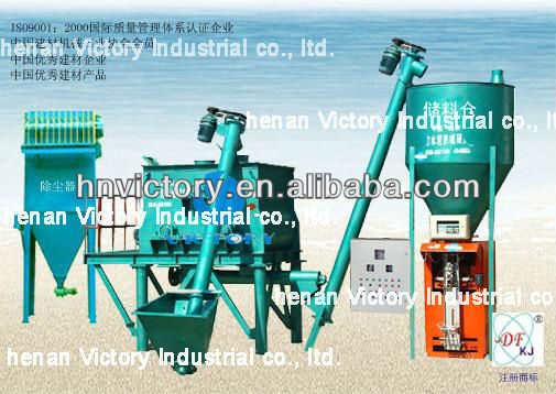 Horizontal Dry Mortar Mixing Equipment