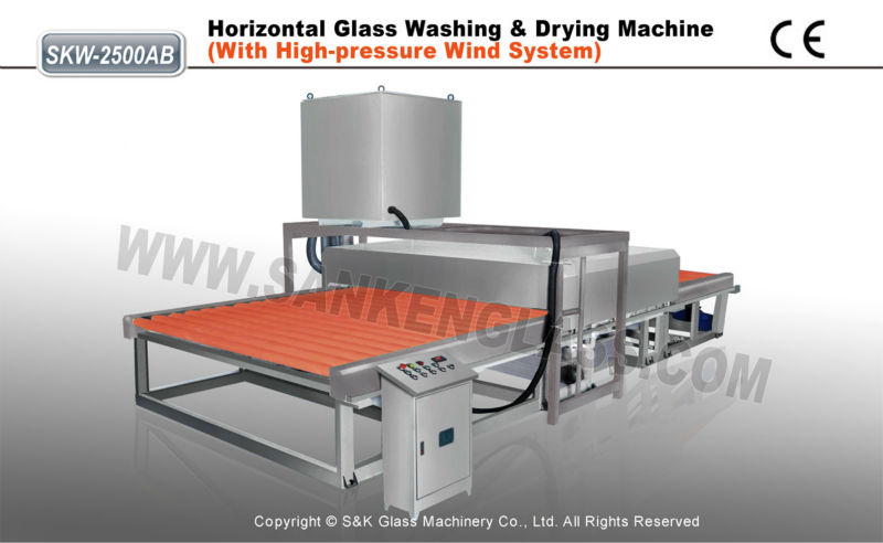 Horizontal Low-e Glass Cleaning and Drying Machine