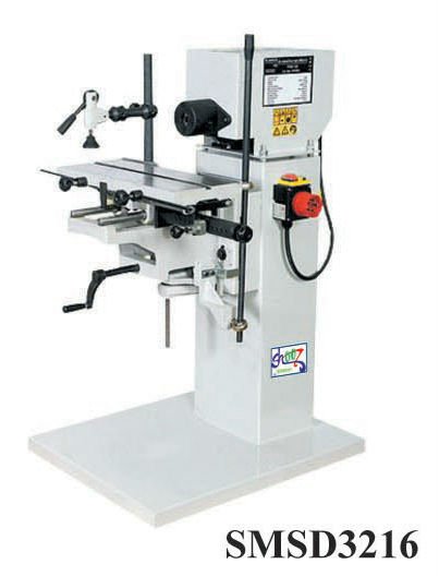 Horizontal one spindle mortising machine SMSD3216 with Motor speed 2, 860/min and Maximum tool diameter 3mm to 20mm