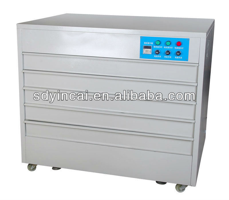 Horizontal screen stencil drying oven/ screen printing dryer