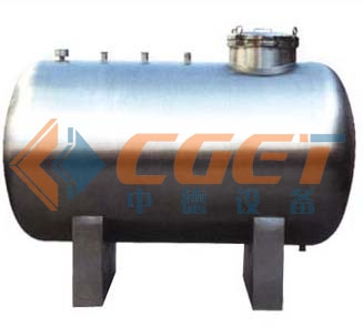 horizontal storage tank